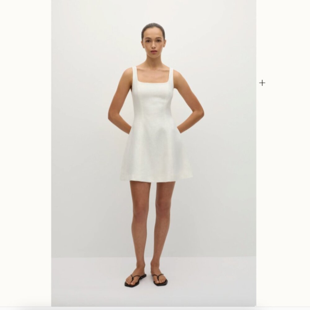 Faithfull The Brand Felice Mini Dress White